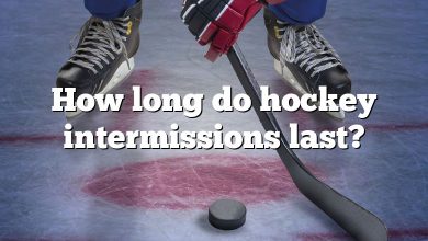 How long do hockey intermissions last?