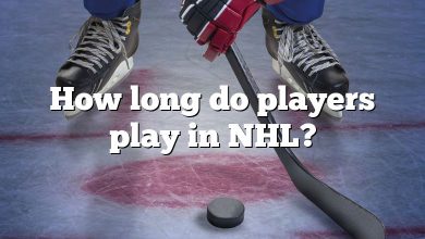 How long do players play in NHL?