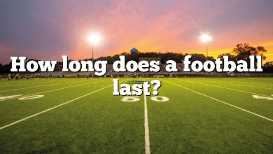 How long does a football last?