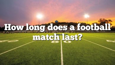 How long does a football match last?