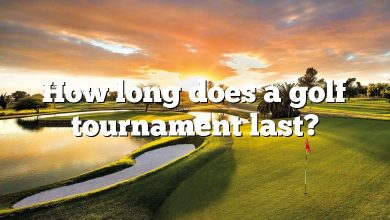 How long does a golf tournament last?