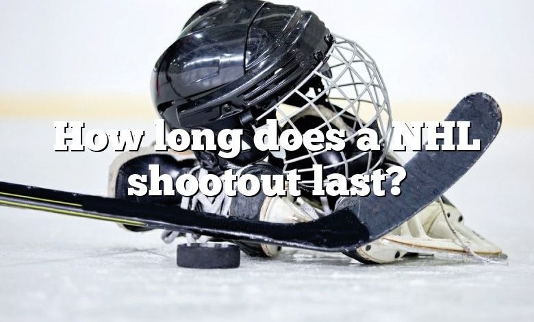 How long does a NHL shootout last?