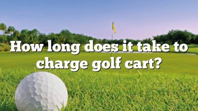 How long does it take to charge golf cart?