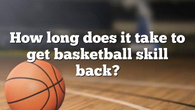 How long does it take to get basketball skill back?