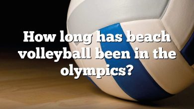 How long has beach volleyball been in the olympics?