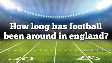 How long has football been around in england?