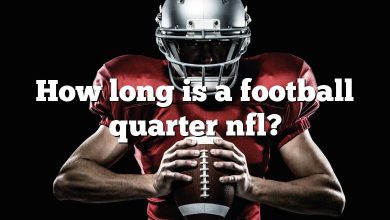 How long is a football quarter nfl?