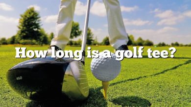 How long is a golf tee?