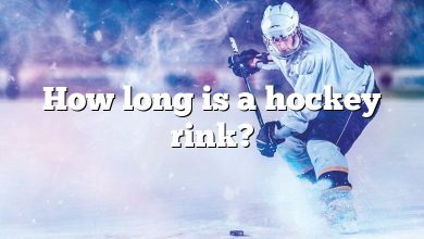 How long is a hockey rink?