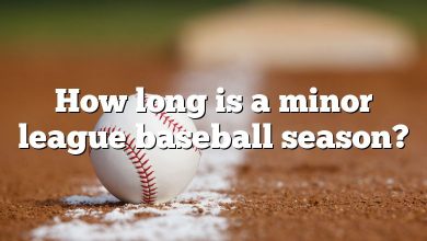 How long is a minor league baseball season?