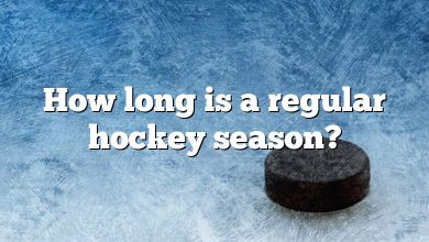 How long is a regular hockey season?