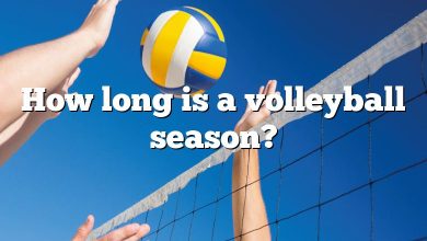 How long is a volleyball season?