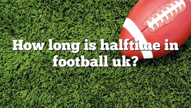 How long is halftime in football uk?