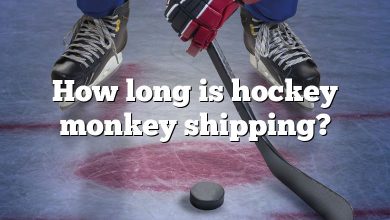 How long is hockey monkey shipping?