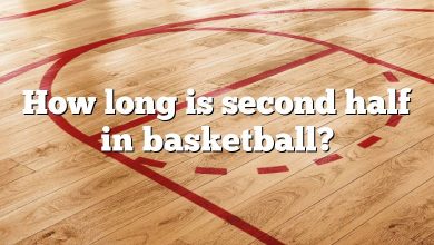 How long is second half in basketball?