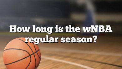 How long is the wNBA regular season?