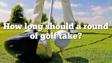 How long should a round of golf take?