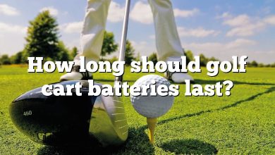 How long should golf cart batteries last?