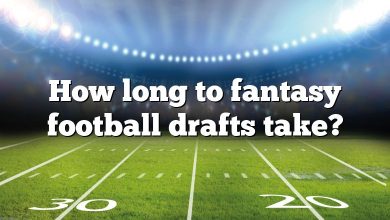 How long to fantasy football drafts take?