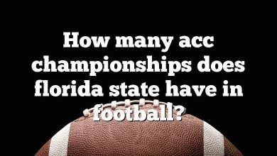 How many acc championships does florida state have in football?