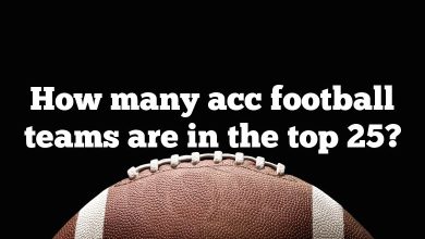 How many acc football teams are in the top 25?