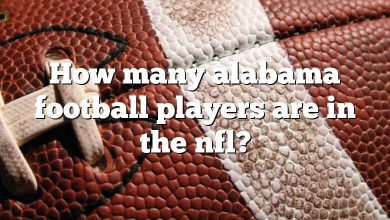 How many alabama football players are in the nfl?