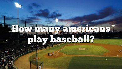 How many americans play baseball?