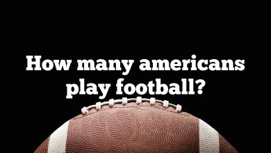 How many americans play football?
