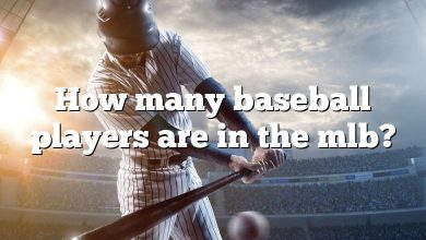 How many baseball players are in the mlb?