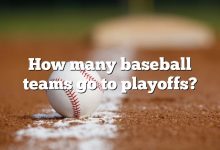 How many baseball teams go to playoffs?