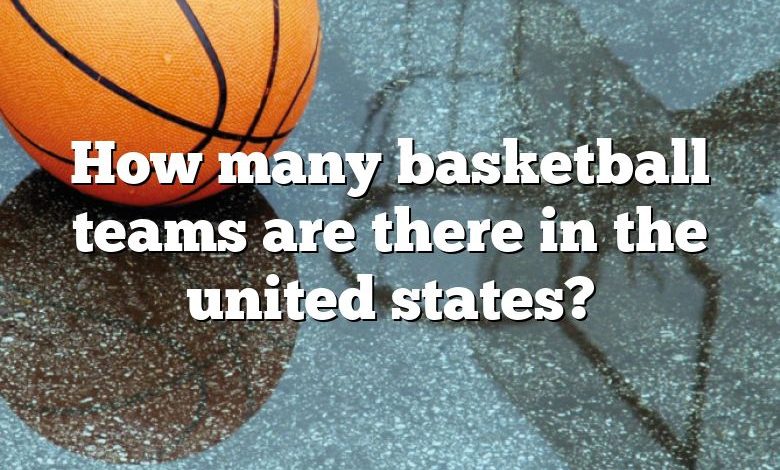 How many basketball teams are there in the united states?