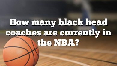 How many black head coaches are currently in the NBA?