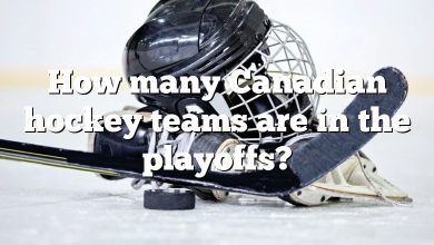 How many Canadian hockey teams are in the playoffs?