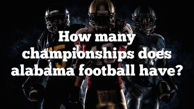 How many championships does alabama football have?