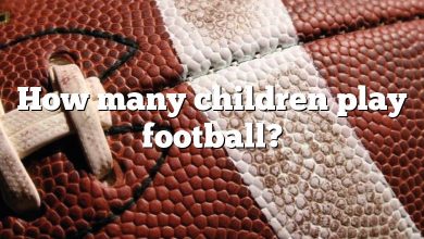 How many children play football?