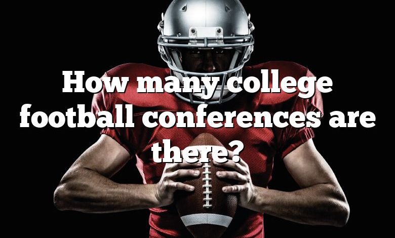 How many college football conferences are there?