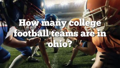 How many college football teams are in ohio?