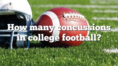 How many concussions in college football?