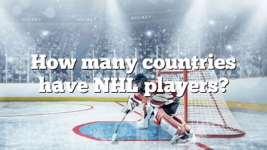 How many countries have NHL players?