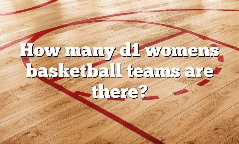 How many d1 womens basketball teams are there?