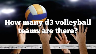 How many d3 volleyball teams are there?