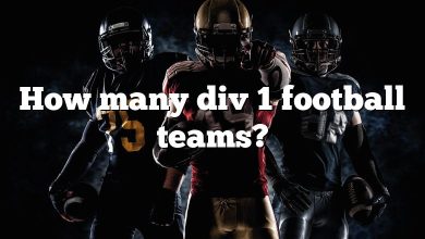 How many div 1 football teams?