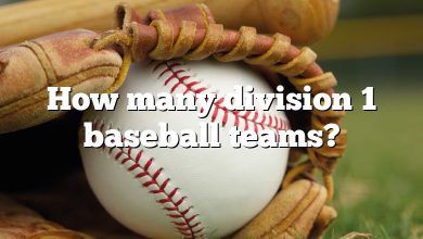 How many division 1 baseball teams?