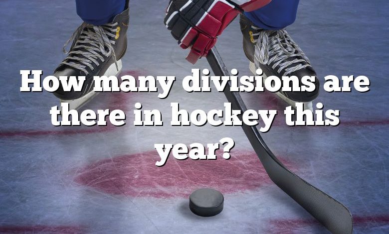 How many divisions are there in hockey this year?