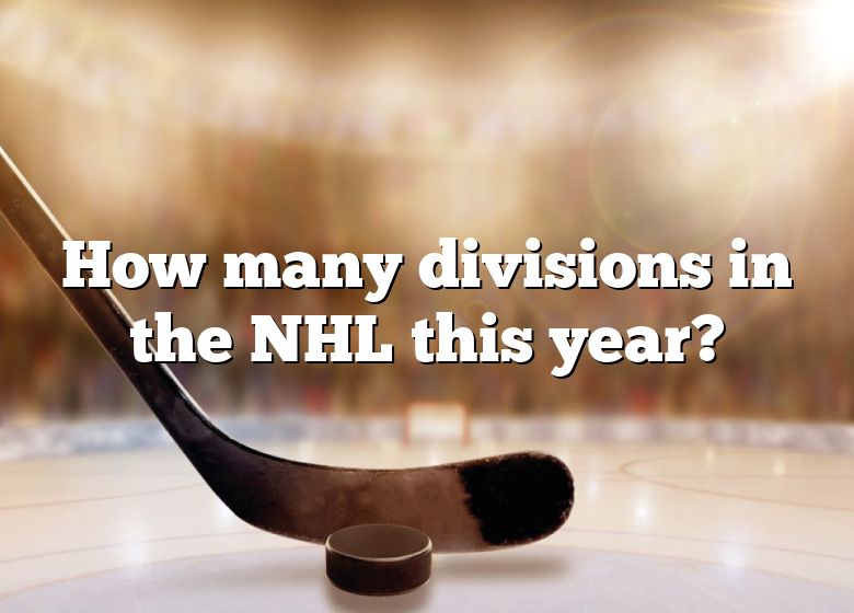 How Many Divisions In The NHL This Year? DNA Of SPORTS