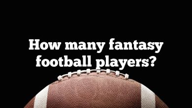 How many fantasy football players?