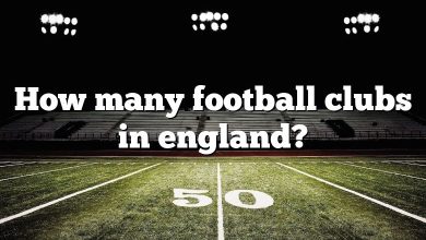 How many football clubs in england?