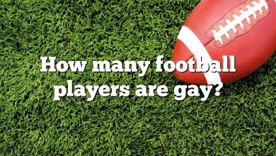 How many football players are gay?