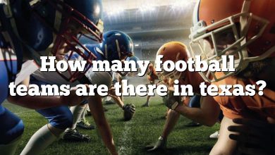 How many football teams are there in texas?