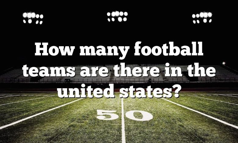 How many football teams are there in the united states?